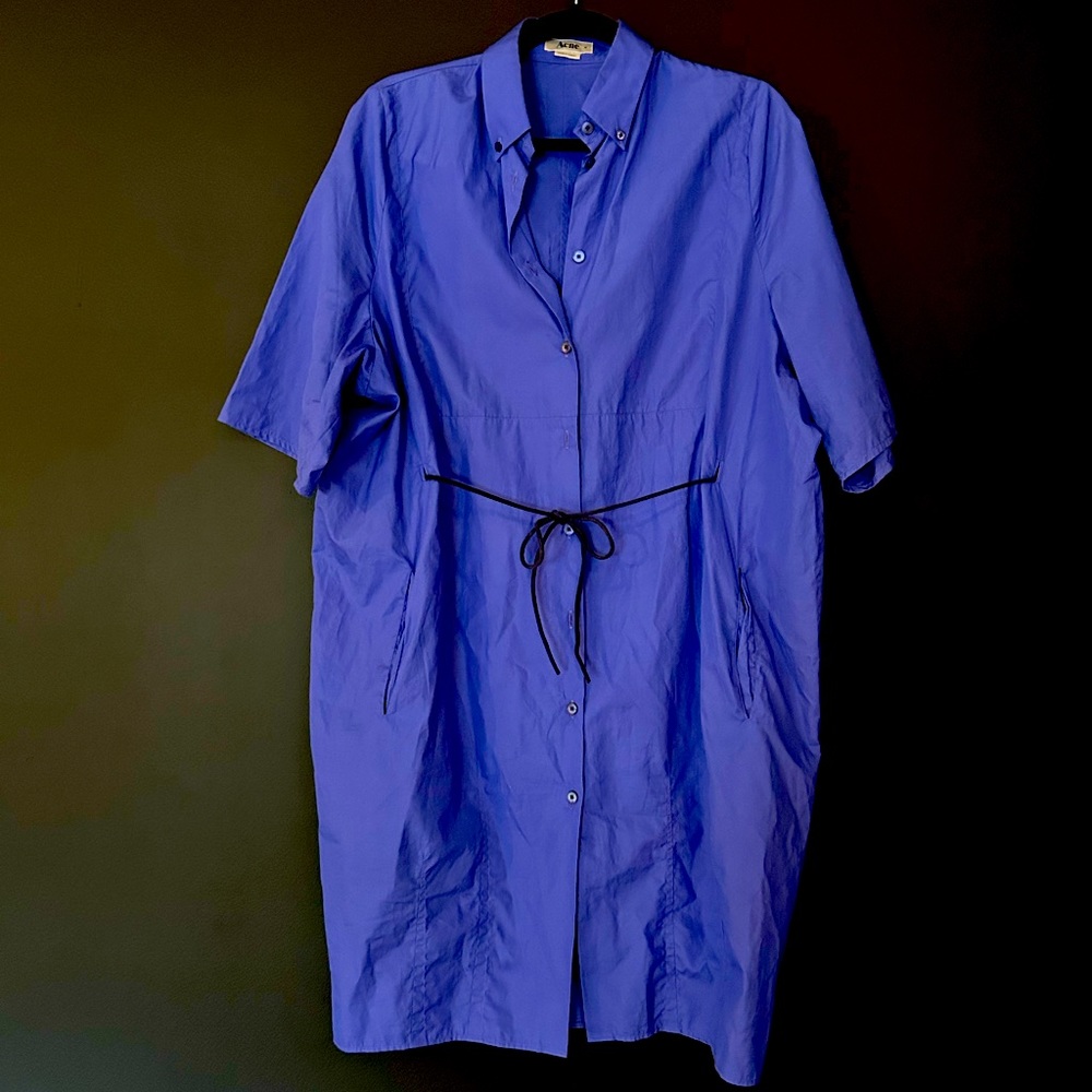 ACNE studios oversized button-up shirt dress